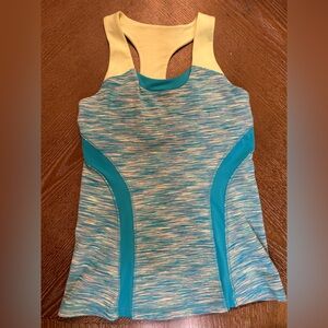 Ivivva Yellow and Blue Kids Tank Top